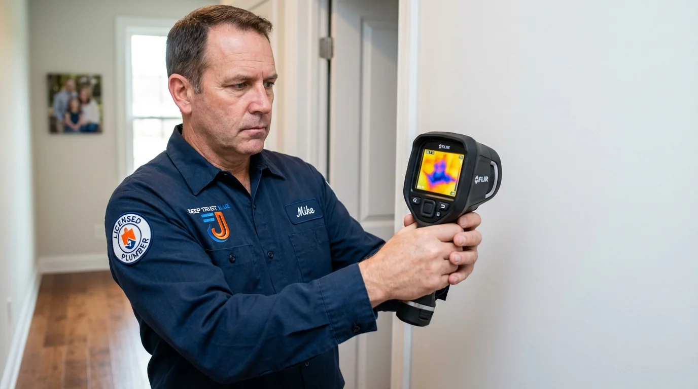 Thermal imaging leak detection by Johns Plumbing LLC in Inyokern